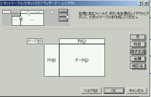 pivot table wizard layout image